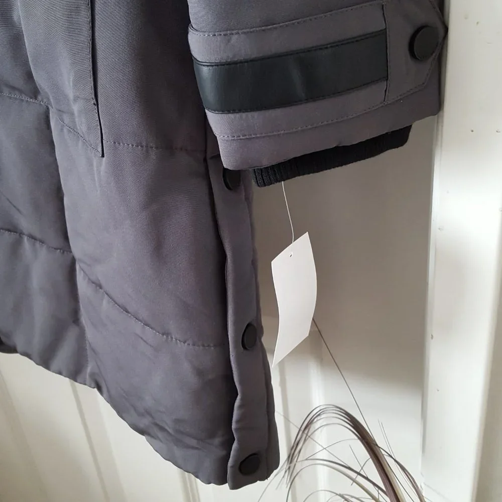 Lucky Brand Puffer Hooded Jacket NWT L